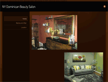 Tablet Screenshot of dominicanhairstudio.biz